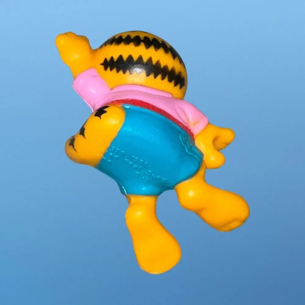 Vintage 1981 Garfield the Cat & Odie Scooter Figure 2”